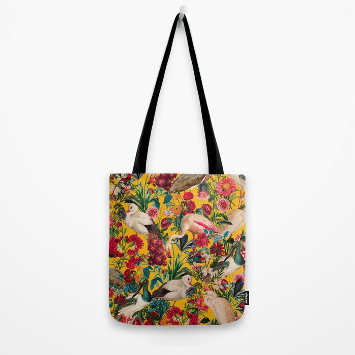 FLORAL AND BIRDS XVIII Tote Bag Gallery Image 2