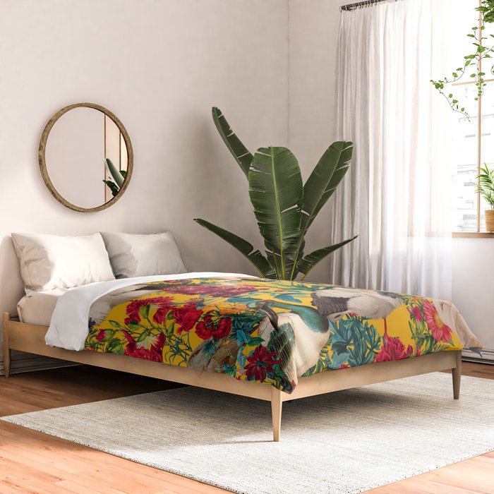 FLORAL AND BIRDS XVIII Comforter Gallery Image 2