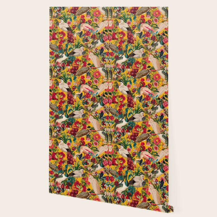 FLORAL AND BIRDS XVIII Wallpaper Gallery Image 2