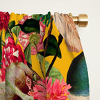 FLORAL AND BIRDS XVIII Window Curtain Gallery Image 2