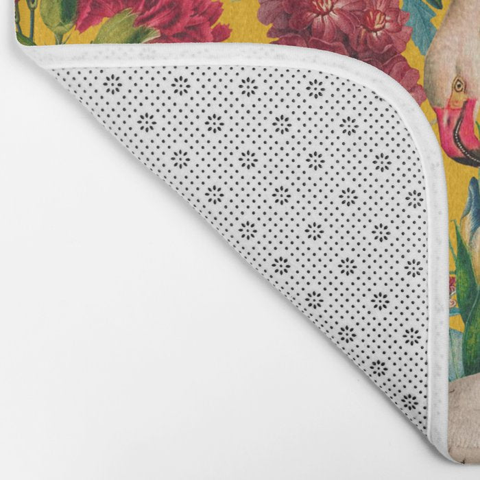 FLORAL AND BIRDS XVIII Bath Mat Gallery Image 2