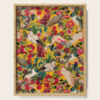 FLORAL AND BIRDS XVIII Serving Tray Gallery Image 1