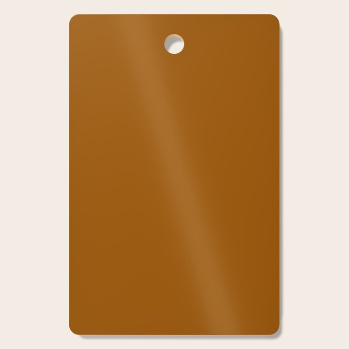 Burnt Orange Solid Color Cutting Board Gallery Image 1