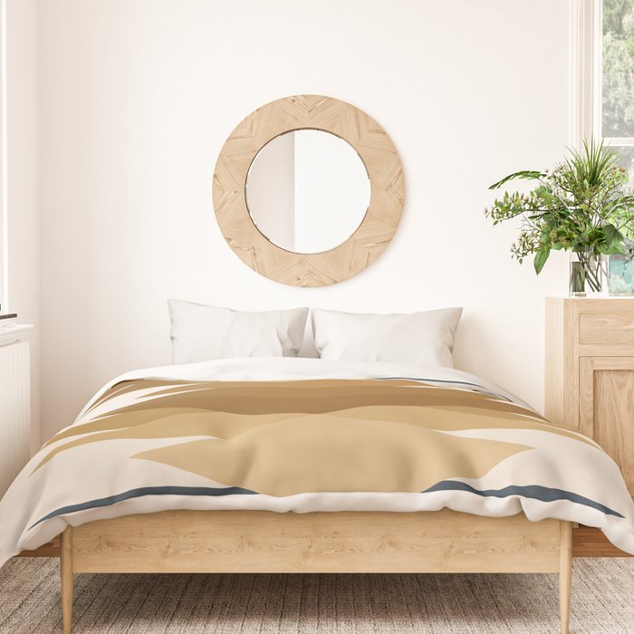 Bold Geometric Triangles V Duvet Cover Gallery Image 3