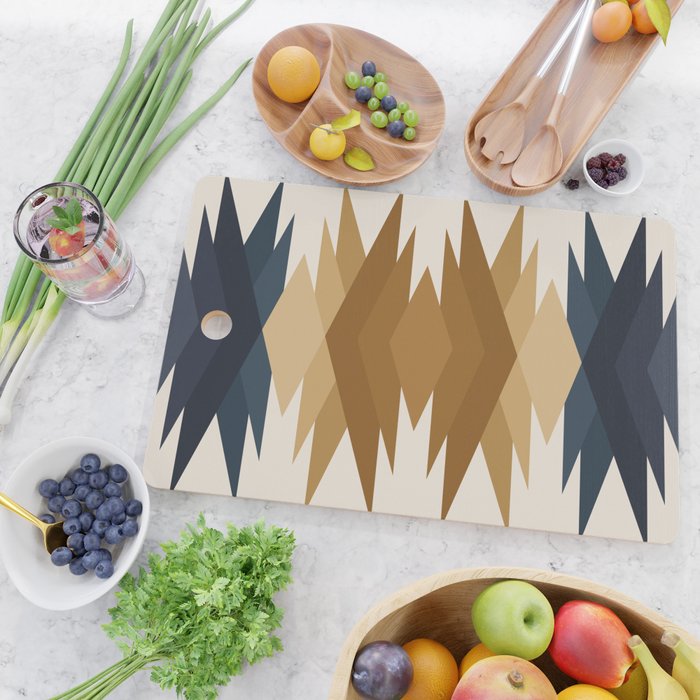 Bold Geometric Triangles V Cutting Board Gallery Image 2