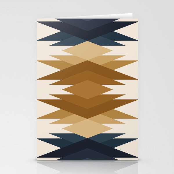 Bold Geometric Triangles V Stationery Card Gallery Image 1
