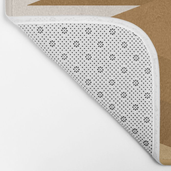 Bold Geometric Triangles V Bath Mat Gallery Image 2