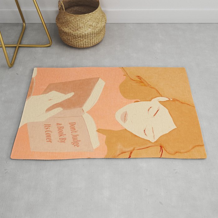 Donât Judge a Book By Its Cover 3 Rug Gallery Image 1