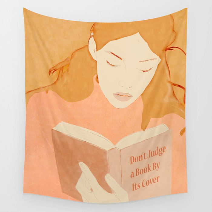 Donât Judge a Book By Its Cover 3 Wall Tapestry Gallery Image 4