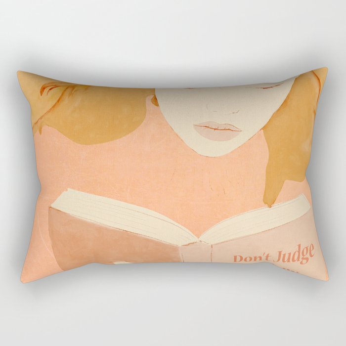 Donât Judge a Book By Its Cover 3 Rectangular Pillow Gallery Image 2