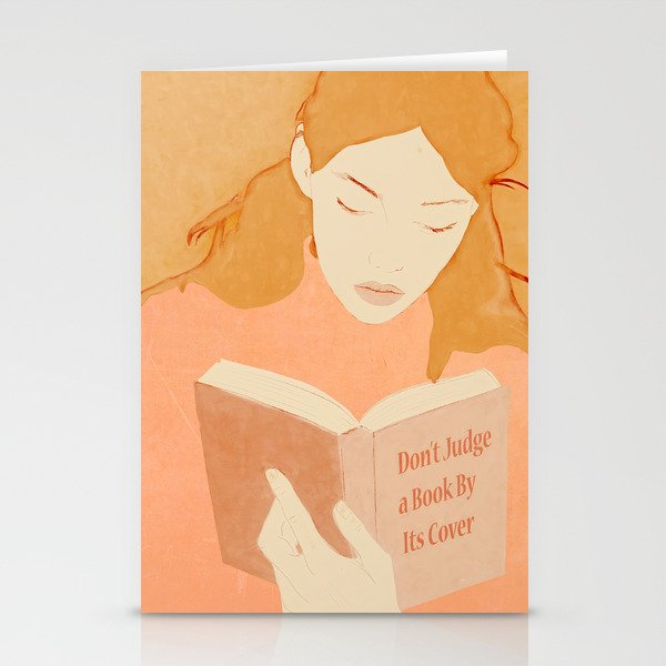 Donât Judge a Book By Its Cover 3 Stationery Card Gallery Image 2