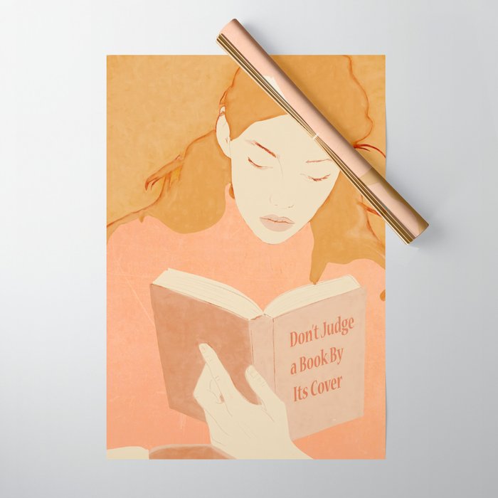Donât Judge a Book By Its Cover 3 Wrapping Paper Gallery Image 1