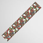 Chickadees & Winterberry Holly Table Runner Gallery Image 3