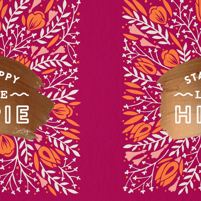 Stay Trippy Little Hippie - Fuchsia Palette Coffee Mug Gallery Image 2