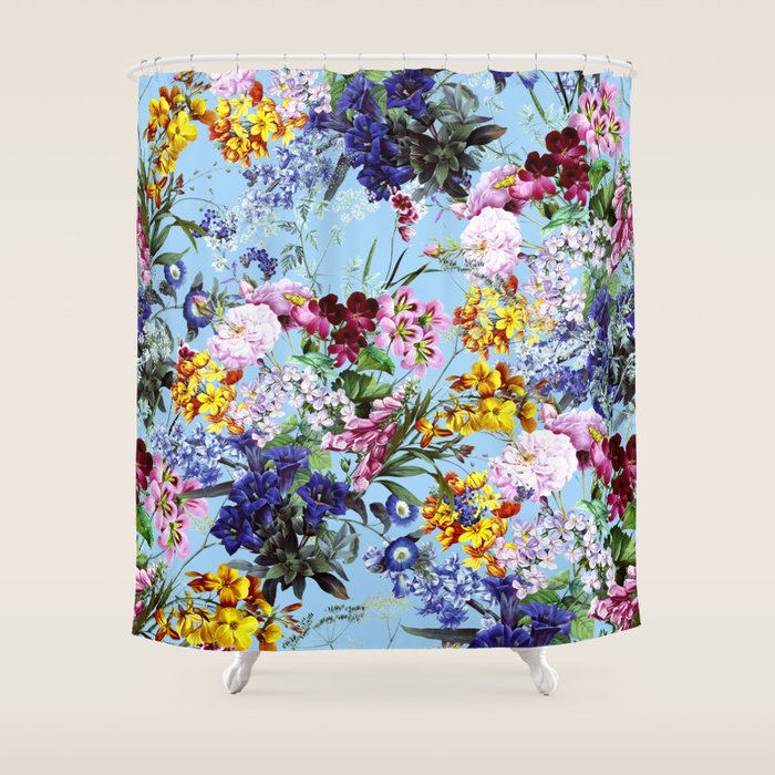 Vintage Garden XII Shower Curtain Gallery Image 1