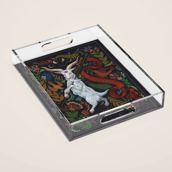 The Harbinger of Bad Feelings Acrylic Tray Gallery Image 1