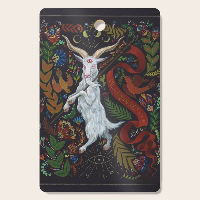 The Harbinger of Bad Feelings Cutting Board Gallery Image 1