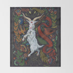 The Harbinger of Bad Feelings Throw Blanket Gallery Image 2