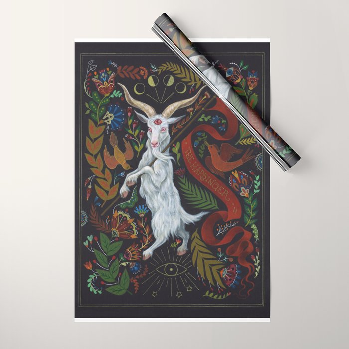 The Harbinger of Bad Feelings Wrapping Paper Gallery Image 1