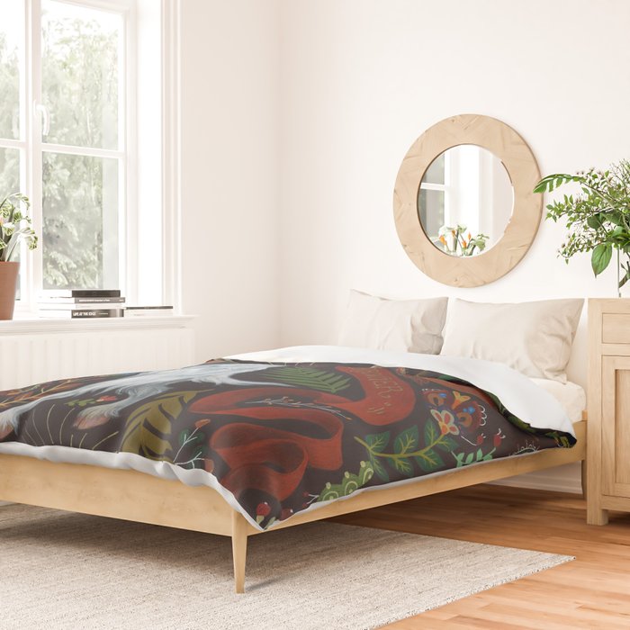 The Harbinger of Bad Feelings Duvet Cover Gallery Image 2