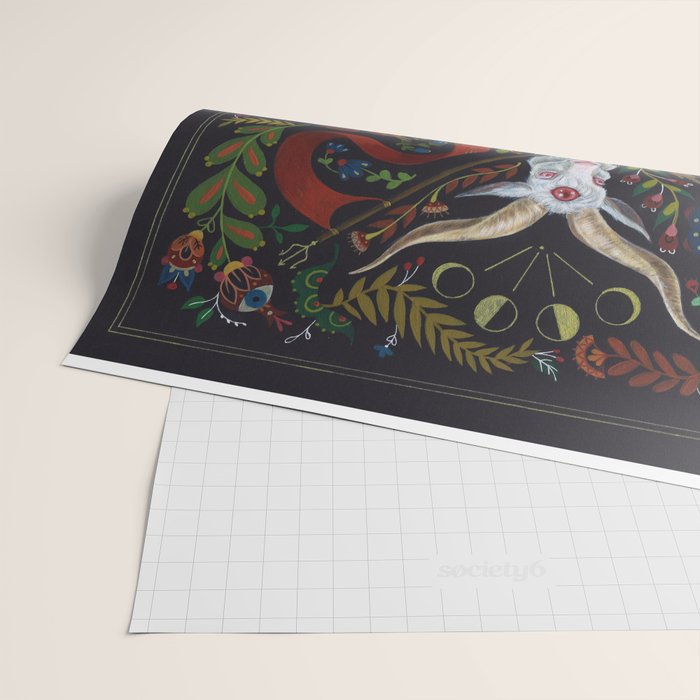 The Harbinger of Bad Feelings Wrapping Paper Gallery Image 2