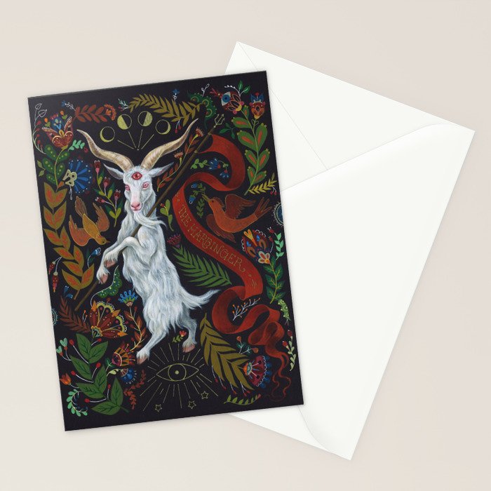 The Harbinger of Bad Feelings Stationery Card Gallery Image 2