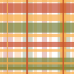 Retro Plaid - Mid Century Modern 50s 60s 70s Pattern in Green, Orange, Yellow, and White Coffee Mug Gallery Image 2