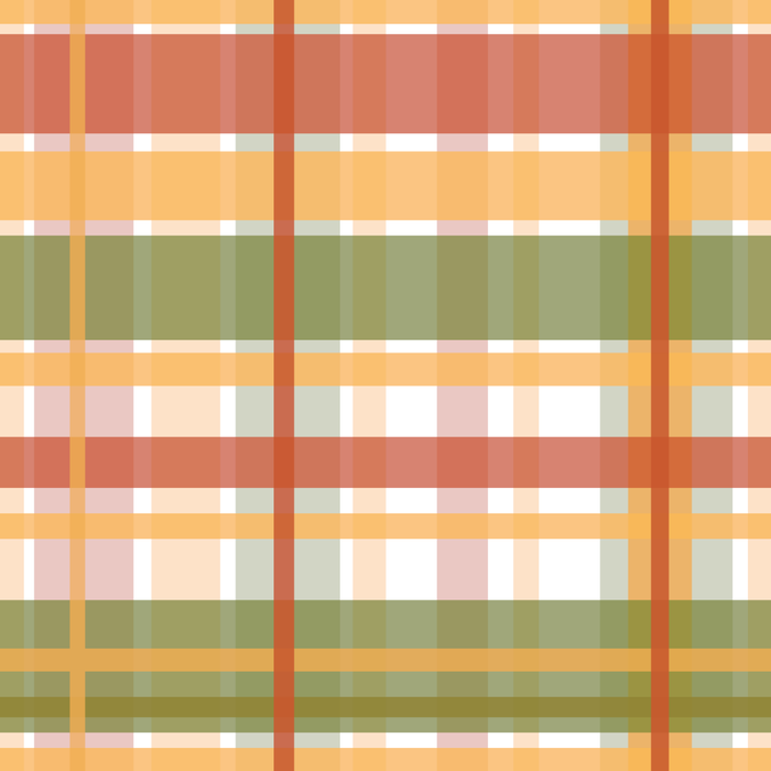 Retro Plaid - Mid Century Modern 50s 60s 70s Pattern in Green, Orange, Yellow, and White Coffee Mug Gallery Image 2