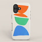 Stacked Stones: Mid Century Abstraction iPhone Case Gallery Image 1