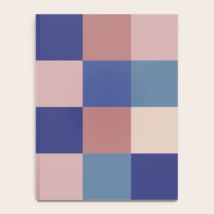 Bold Colorful Checks Pattern - Large XV Notebook Gallery Image 4