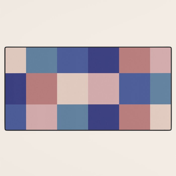 Bold Colorful Checks Pattern - Large XV Desk Mat Gallery Image 3