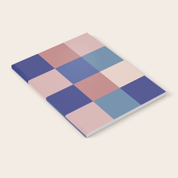 Bold Colorful Checks Pattern - Large XV Notebook Gallery Image 1