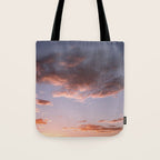 Sky on fire | Pastel Sunset in Playa Grande Costa Rica | Travel print  Tote Bag Gallery Image 1