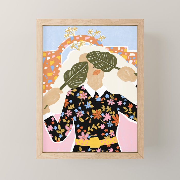 I Can't See You Mini Art Print Gallery Image 1