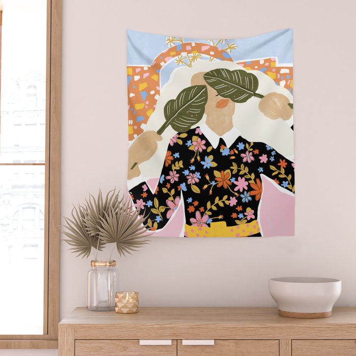 I Can't See You Wall Tapestry Gallery Image 2