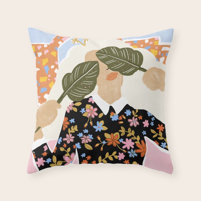 I Can't See You Throw Pillow Gallery Image 6