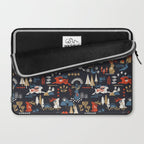 Happy nordic Wolpertinger dark Laptop Sleeve Gallery Image 2