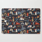 Happy nordic Wolpertinger dark Cutting Board Gallery Image 1
