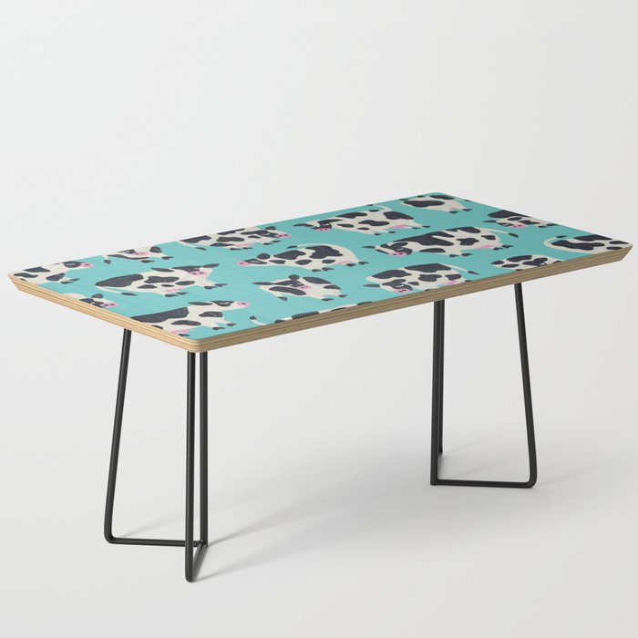 Cow Collection - Turquoise Coffee Table Gallery Image 1