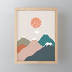 Cat Landscape 193 Mini Art Print Gallery Image 1