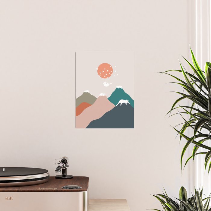 Cat Landscape 193 Poster Gallery Image 2