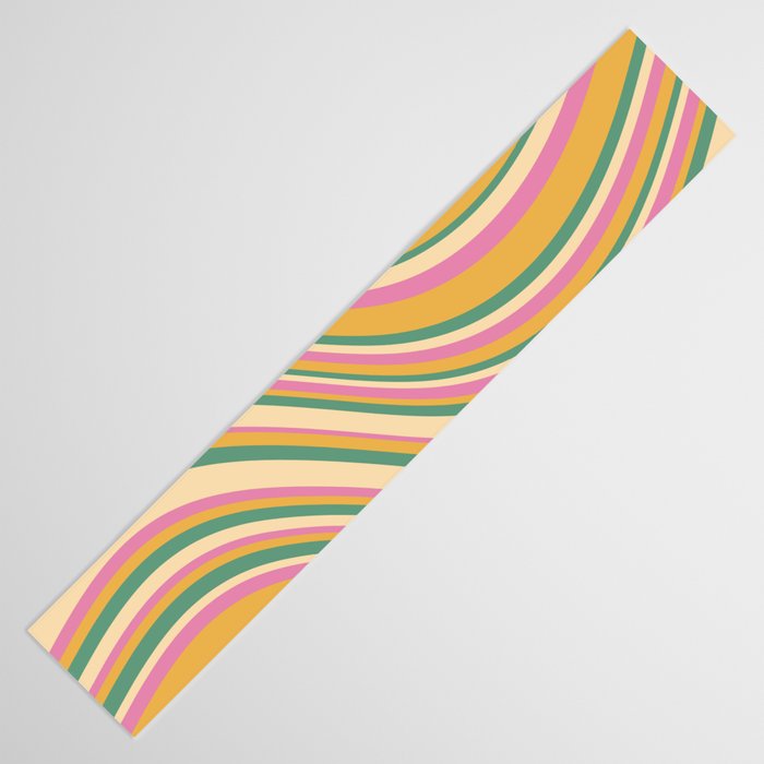 Wavy Stripes XIX - Boho Vintage Table Runner Gallery Image 3