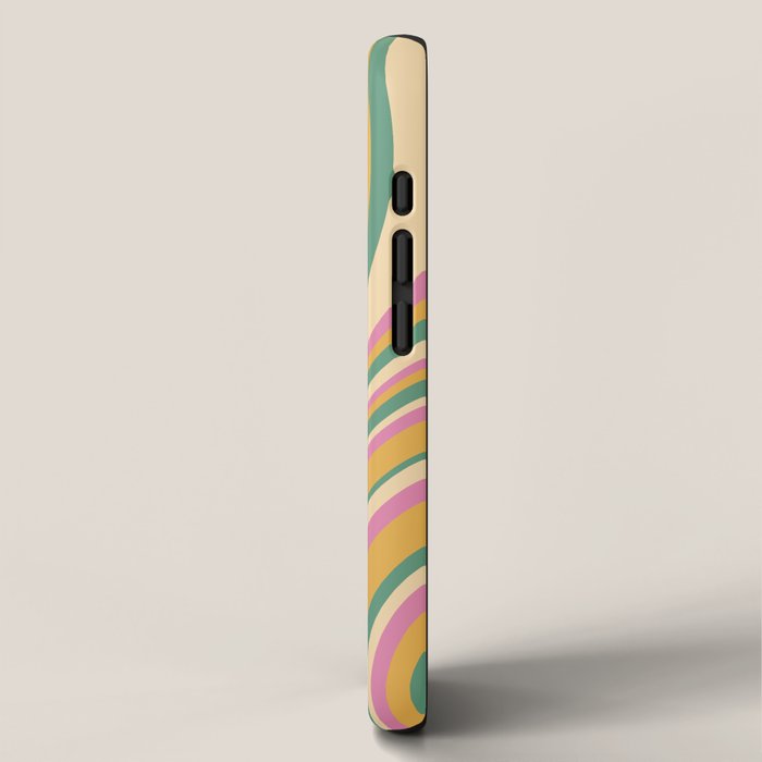 Wavy Stripes XIX - Boho Vintage iPhone Case Gallery Image 2