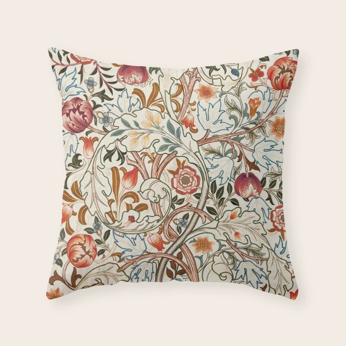 William Morris "Acanthus portière" Throw Pillow Gallery Image 6