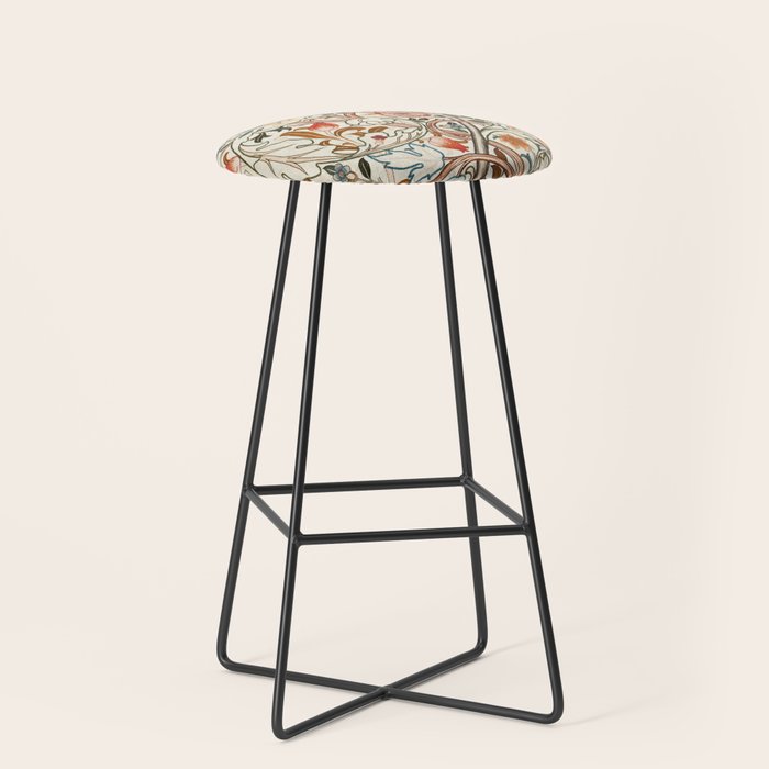 William Morris "Acanthus portière" Stool Gallery Image 1
