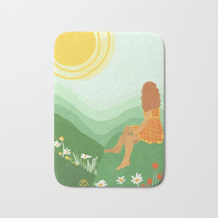 Warm summer day Bath Mat Gallery Image 1