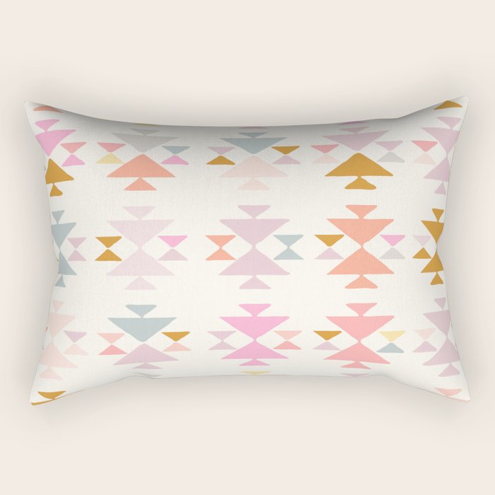 Painted in Pastel Rectangular Pillow Gallery Image 1