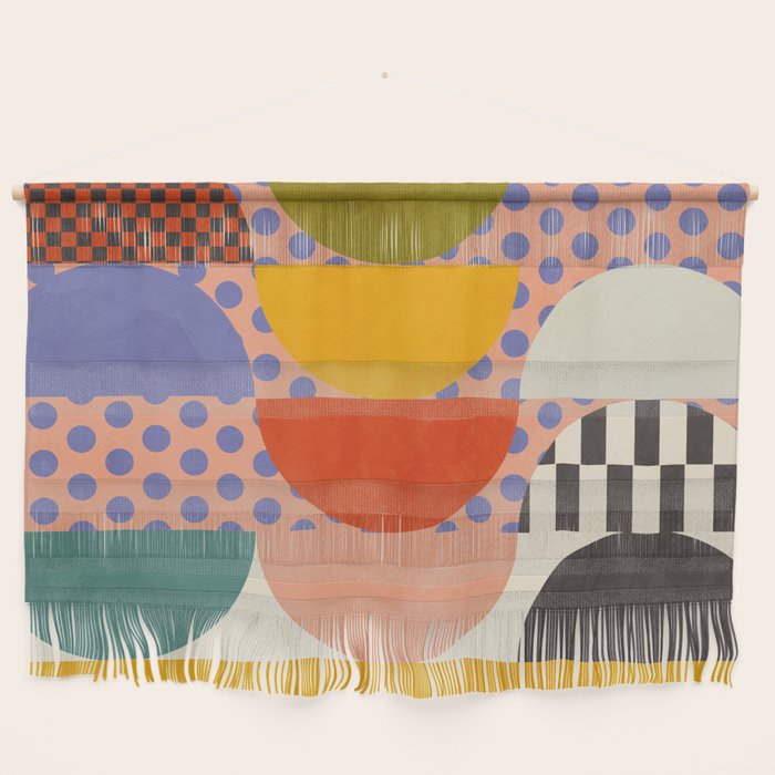 mid century modern shapes 6 22 Wall Hanging Gallery Image 1