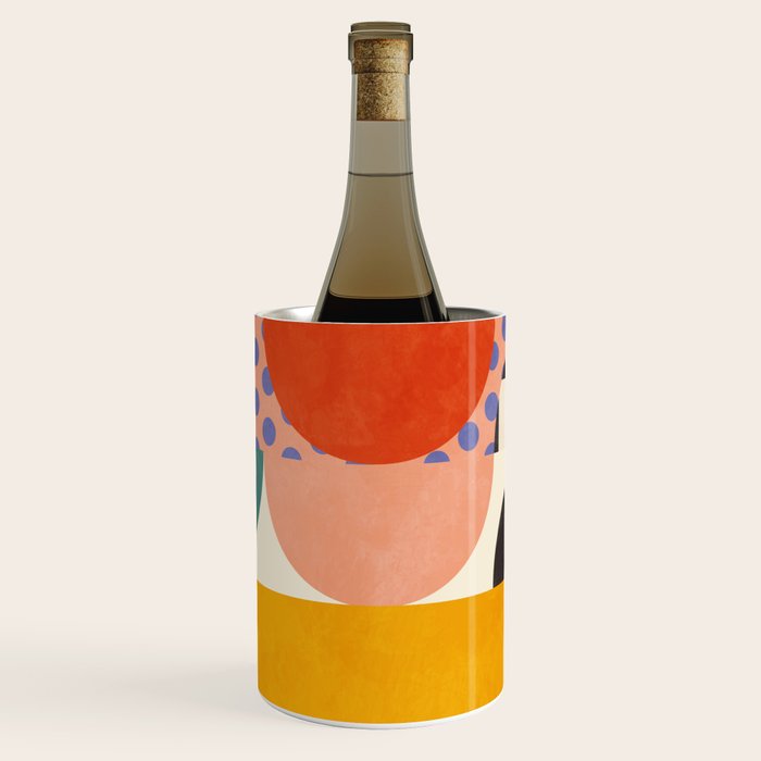 mid century modern shapes 6 22 Wine Chiller Gallery Image 1