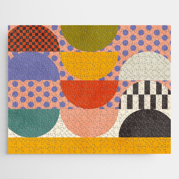 mid century modern shapes 6 22 Jigsaw Puzzle Gallery Image 1